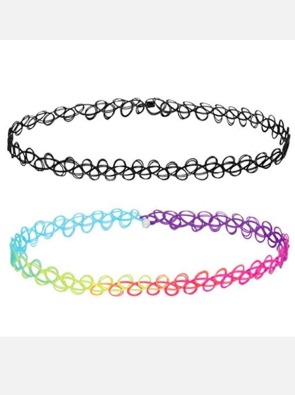 2 pack choker necklaces 💕🖤💕🖤